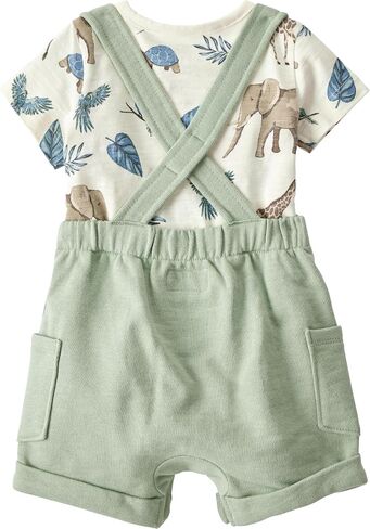 little planet by carter's Unisex Baby 2-piece Organic Cotton Overall Set in Saudi Arabia