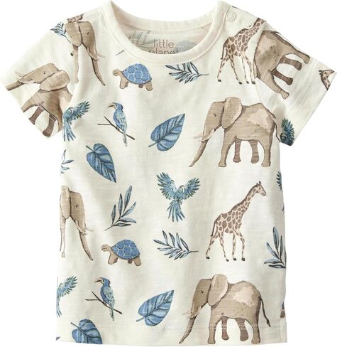 little planet by carter's Unisex Baby 2-piece Organic Cotton Overall Set in Saudi Arabia