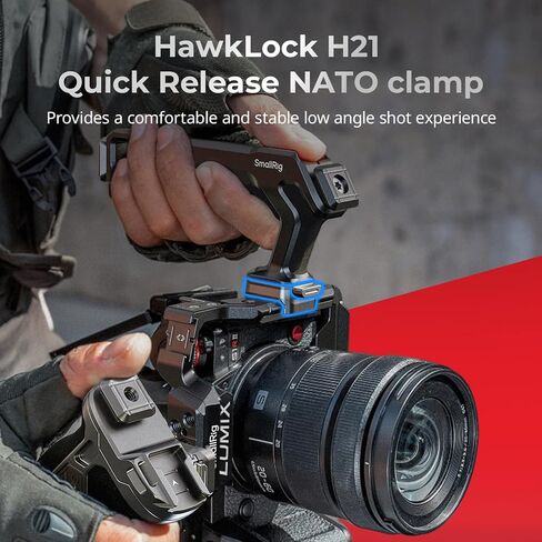 طقم قفص SmallRig S1R II لـ Panasonic Lumix S1R II مع مقبض علوي ، مشبك كابل لـ HDMI و USB-C ، لوحة إطلاق سريعة مدمجة لـ ARCA ، مع 1/4 ''-20 و 3/8 '-16 ثقوب ملولبة -4903 in Kuwait