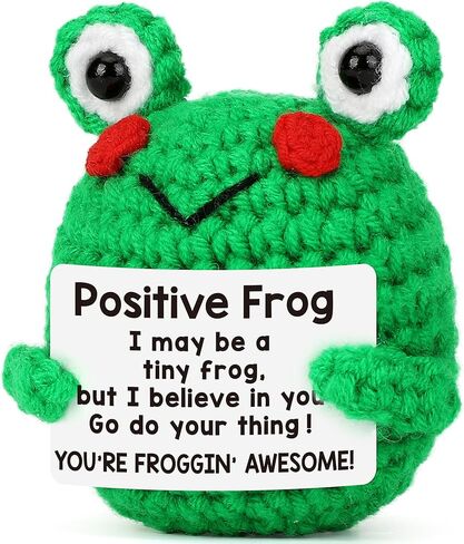 LEJIAJINW Mini Cute Frog Valentines Ideas for Her, Emotional Inspirational Cheer Up Support Gifts for Women Encourage Motivational Daughter Granddaughter Niece, Birthday, Mother's Day in Saudi Arabia
