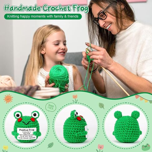 LEJIAJINW Mini Cute Frog Valentines Ideas for Her, Emotional Inspirational Cheer Up Support Gifts for Women Encourage Motivational Daughter Granddaughter Niece, Birthday, Mother's Day in Saudi Arabia