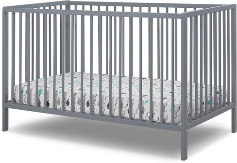 Sorelle Furniture Happy Crib 3-in-1 Convertible Crib, Made of Sustainable Beech Wood, Wooden Baby Bed, Toddler Bed and Child’s Daybed, Simplistic Nursery Furniture (White) in Kuwait