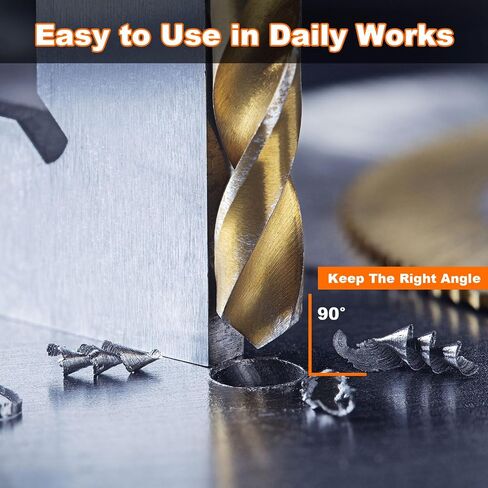 HARFINGTON Twist Drill Bit 28.5mm Dia High-Speed Steel 6542 Metric Drill Bits 6.3" Overall Length with Black Oxide Coating for Drilling Hard Metals, Stainless Steel, Alloy Steel in Saudi Arabia