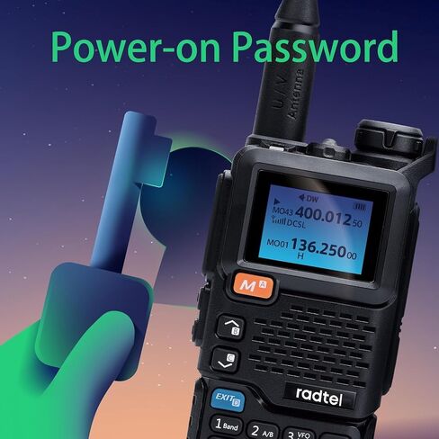 Radtel RT-600 هوائي لاسلكي محمول Am Fm اتجاهين راديو العاكس محطة VHF K5 استقبال هام مجموعة لاسلكية طويلة المدى in Saudi Arabia