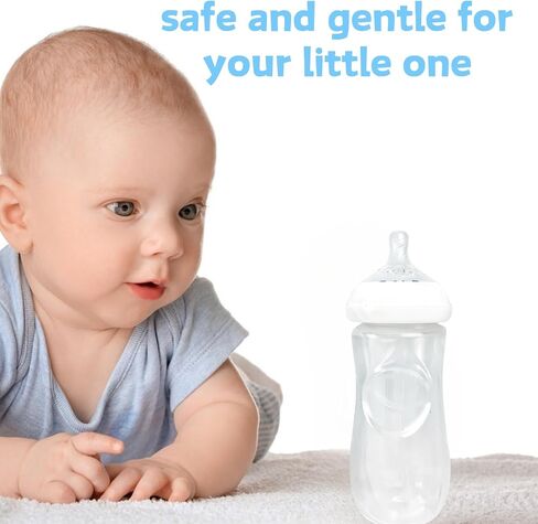 Silicone Replacement Nipple Compatible with Philips Avent Natural Bottle, 4 Pack Bottle Nipple, Leak-Proof, BPA-Free, Anti-Colic, Flow 1 for 0-3 Month in Saudi Arabia