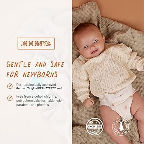 Joonya Baby Wipes - Non-Toxic, Earth-Friendly Baby Wipes for Calm, Healthy Skin - Fragrance Free - 3 Packs of 80 Diaper Wipes (240) in Saudi Arabia