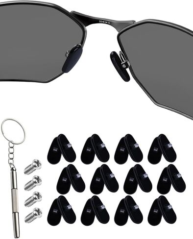 4 Pairs Replacement Nose Pads for Oakley Tincup OX3184 OX5099 | Tincup Carbon OX5094 | Conductor OO4106 OO4107 Eyeglass(15mm*7mm*6mm) in Saudi Arabia
