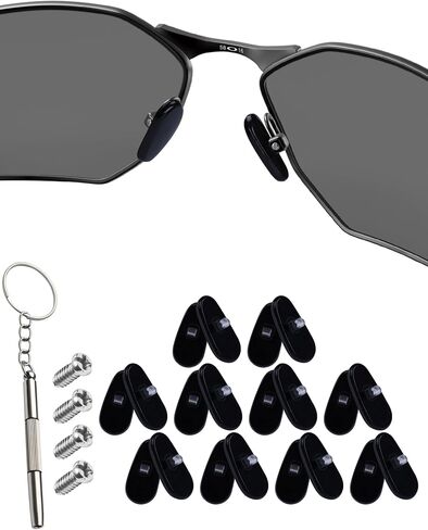 4 Pairs Replacement Nose Pads for Oakley Tincup OX3184 OX5099 | Tincup Carbon OX5094 | Conductor OO4106 OO4107 Eyeglass(15mm*7mm*6mm) in Saudi Arabia