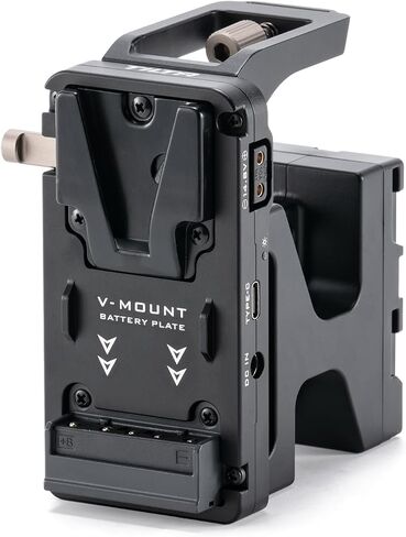 Tilta Battery Plate Compatible with Blackmagic Pyxis 6K / 12K – V-Mount | High Capacity Power Output (2 Pin Lemo, P-Tap, USB-C) | External Power Input | Security Attachment ES-T21-BP-V in Saudi Arabia
