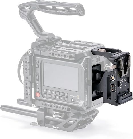 Tilta Battery Plate Compatible with Blackmagic Pyxis 6K / 12K – V-Mount | High Capacity Power Output (2 Pin Lemo, P-Tap, USB-C) | External Power Input | Security Attachment ES-T21-BP-V in Saudi Arabia
