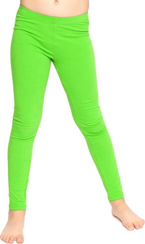 STRETCH IS COMFORT Oh So Soft Solid Youth Girls and Plus Size Leggings | Comfortable Fit for Everyday Activities | Size 2-16 in Saudi Arabia