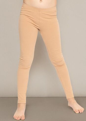 STRETCH IS COMFORT Oh So Soft Solid Youth Girls and Plus Size Leggings | Comfortable Fit for Everyday Activities | Size 2-16 in Saudi Arabia