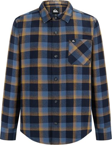 Quiksilver Boys' Long Sleeve Button Down Flannel Shirt in Saudi Arabia