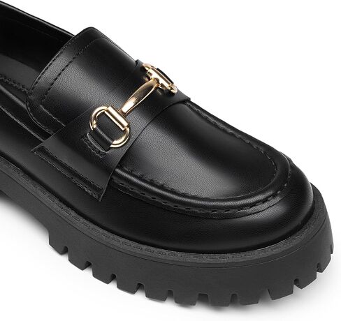 DREAM PAIRS Loafers for Women Platform Chunky Penny Loafer Slip On Casual Dressy Business Shoes with Arch Support in Saudi Arabia