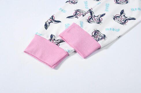 Joyond Easter Pajamas For Boys Girls Soft Cotton Kids Bunny Pjs Set Size 2T-12Years in Kuwait