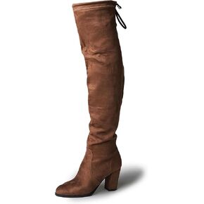 J. Adams Women's Aspen Over-the-Knee High Boots - Stylish Thigh-High Chunky Heels for Fall and Winter Fashion in Kuwait