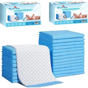 Premium Disposable Diaper Changing Pad Liners (100 Pack 17.5x22 inch) – Leak-Proof, Waterproof, and Soft, Perfect for Travel, Home, and On-The-Go Use – Large, Portable, and Hygienic Baby Change Mats