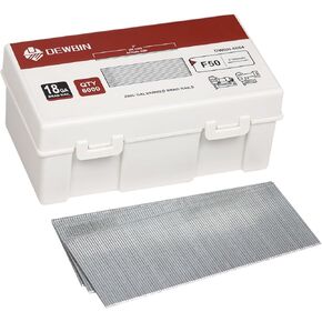 18 Gauge Brad Nails, 6000 Counts 2-inch 18 GA Brad Nails, Galvanized Nails for Nail Gun, Finishing Nail Gun Nails for Pneumatic, Electric Brad Nailer Gun
