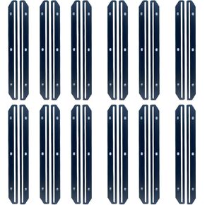 100 Pack 3 Hole Punched Magazine Holders, Magazine Organizer, 3 Ring Plastic Binder Insert Strips for File Book Paper Magazine Collector, Translucent White