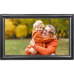 10.1 WiFi Digital Picture Frame, IPS Touch Screen Smart Cloud Digital Photo Frame with 16GB Storage, Wall Mountable, Auto-Rotate, Share Photos from Anywhere Via App, Email
