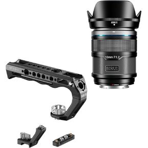 Sirui Sniper 16mm تركيز العدسة ومقبض أعلى مع تحديد موقع Mount for Arri و Nato Mount Bundle