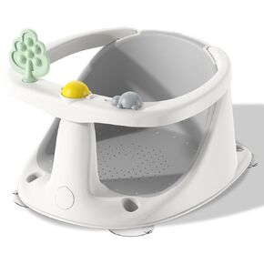 Baby Bath Seat for Babies 6 Months & Up, Non-Slip with Suction Cups, Safe & Comfortable Infant Bath Seat for Bathtub, Pink