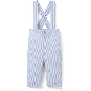 Janie and Jack Baby Boys' Seersucker Suspender Pants (Infant)