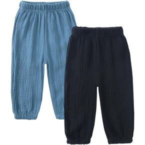 GFQLONG 3 Pack Toddler Boy Girl عارضة أساسية سراويل ناعمة صغيرة