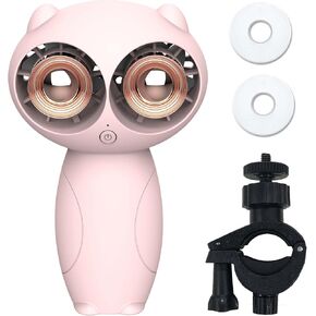 Mini Portable Stroller Fan with Aromatherapy, 360° Swivel Universal Clip Detachable, 3 in 1 Small Handheld Fans, USB Rechargeable Clip Fan, 6000mAh Battery Operated Personal Fan 3 Wind Speeds
