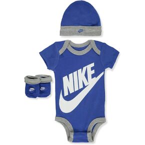 Nike Baby Boys' 3-Piece Layette Gift Set - Game Royal, 0-6 Months