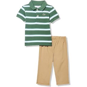 Lacoste Baby Poys Polo Polo و Pant Layette