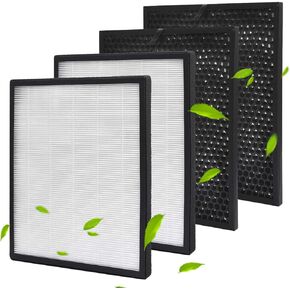 Rebirthcare 2 Pack LV-PUR131 Filter for Levoit Air Purifier LV-PUR131-RF, LV-PUR131S, True HEPA Filter
