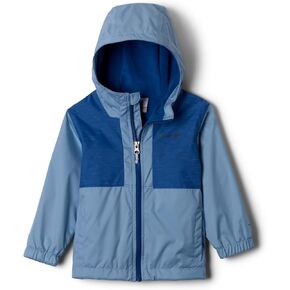 Columbia Toddler Boys Rainy Trails II Fleece Lined Jacket, Ripple Blue/Mountain Blue Slub, 3T