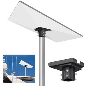 Justech Starlink Gen 3 Pipe Adapter, 360° Adjustable Aluminum Alloy Starlink Mounting Kit Fits 0.78" to 1.5" Poles, Pole Mount Wall/Roof Mount Compatible with V3 Starlink Standard Dish