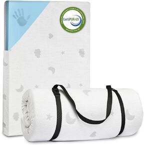 Stock Your Home 38x26x1.5 Inch Portable Foam Baby Mattress – Playpen Pad, Pack and Play Mattress, Washable & Breathable