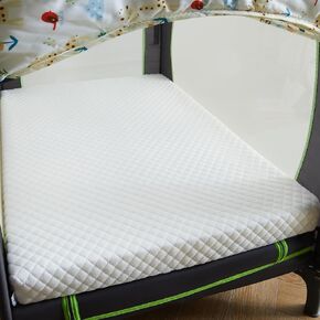 3" Waterproof Pack and Play Mattress, 38"x26"x3" Memory Foam Pack N Play Mattresses Pad with Breathable & Removable Cover for Naps Sleep, Portable Playard playpen mattresses Topper