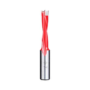 Tipped Brad Point Boring Bits for Wood, Carbide Tipped Heavy-Duty Dowel Bit Hole Cutter for Wood Plastic Plywood,5mm Dia x 70mm Long x 10mm Shank, Right Hand Rotation