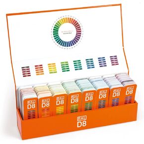 RAL D8 Color Chart, 1,825 colors, Semi-Matt – 8 Handy Color Fans