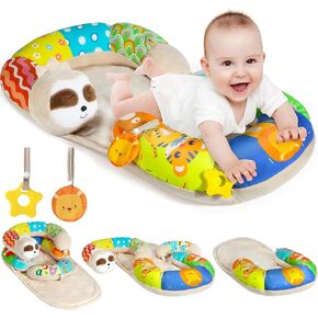 Urmywo Tummy Time Mat - 4 in 1 Tummy Tummer Time و Courted Pareal ، ودعم جالس لدعم حديثي الولادة من 0 إلى 12 شهر in Kuwait