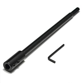10 Inch Forstner Bit Extension Hole Saw Extension for 3/8" Drill Bit Extension,Adding Over 8-3/4 inches of Drilling Depth (10" for 3/8" Round Shank)