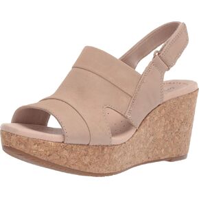 Clarks Women's Annadel Ivory Wedge Sandal