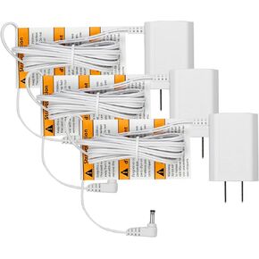 VTech Replacement Power Cord for Audio Baby Monitor DM111, DM112, DM112-2, DM1411(Parent Unit only), DM221,DM221-2, DM1111, DM1111-2, DM222(Parent Unit only), DM225, DM225-2, BA72211, BA72212, TM8112