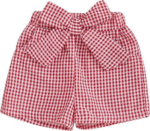 Toddler Baby Girl Shorts Gingham Plaid Shorts Summer Casual Elastic Waist Shorts Pants Bottoms 9M-4T in Saudi Arabia