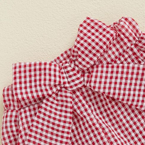 Toddler Baby Girl Shorts Gingham Plaid Shorts Summer Casual Elastic Waist Shorts Pants Bottoms 9M-4T in Saudi Arabia