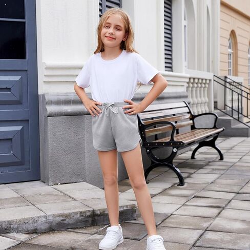 Neutocd Toddler Baby Girls Shorts Little Girls Kids Dolphin Shorts for Athletic Dance Running Summer 2 Pack in Saudi Arabia