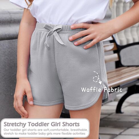 Neutocd Toddler Baby Girls Shorts Little Girls Kids Dolphin Shorts for Athletic Dance Running Summer 2 Pack in Saudi Arabia