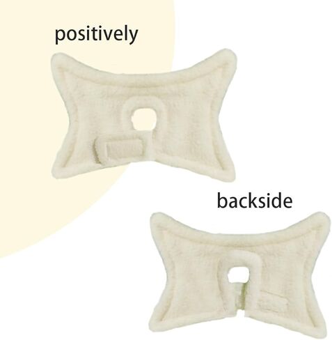 2 pcs Trach Pads, Reusable Trach Tube Covers, Tracheostomy Dressing Pads Tracheostomy Tube Holder Pad, Tracheostomy Trach Tube Supplies, Trach Pads for Adaptive Surgical Tracheostomy Pad (Pink) in Kuwait