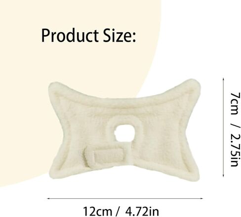 2 pcs Trach Pads, Reusable Trach Tube Covers, Tracheostomy Dressing Pads Tracheostomy Tube Holder Pad, Tracheostomy Trach Tube Supplies, Trach Pads for Adaptive Surgical Tracheostomy Pad (Pink) in Kuwait