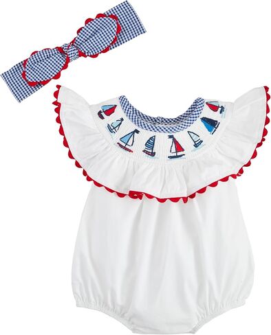 Mud Pie baby-boys Children's Smocked Sailboat Bubble in Saudi Arabia