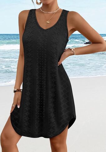 Aokosor Womens Summer Dresses 2025 VOOLE V NECK Sundresses Sundresses Coverup in Kuwait
